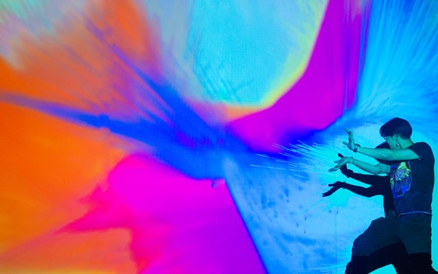 “Body Paint” at Wonderspaces, San Diego, CA, USA (2019) photo by Amanda Schroeder